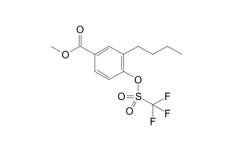 Methyl-3-butyl-4-(trifluoromethylsulfonyloxy)benzoate