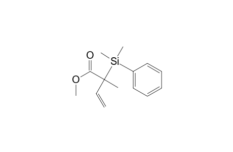 3-Butenoic acid, 2-(dimethylphenylsilyl)-2-methyl-, methyl ester