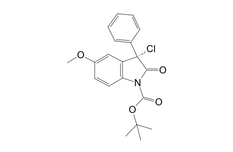 (3S)-tert-butyl 3-chloro-5-methoxy-2-oxo-3-phenylindoline-1-carboxylate