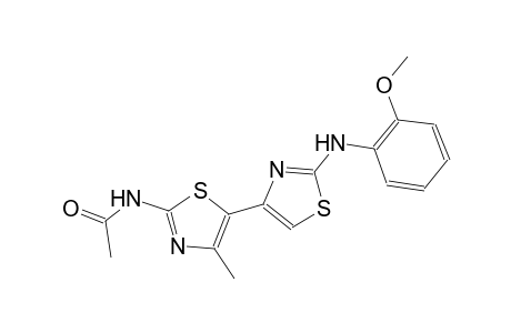 N-(2-((2-methoxyphenyl)amino)-4'-methyl-[4,5'-bithiazol]-2'-yl)acetamide