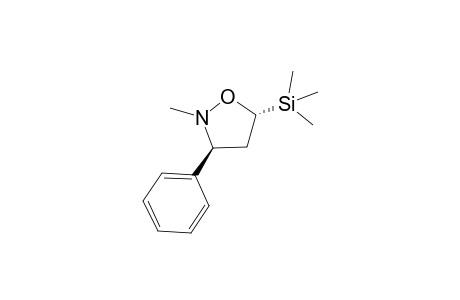(3S,5R)-2-Methyl-3-phenyl-5-trimethylsilanyl-isoxazolidine