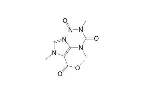 Methyl 1-methyl-4-(N-nitroso, N,N'-dimethylurea)imidazole-5-carboxylate