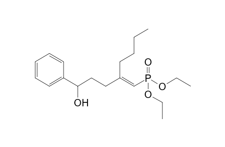 (E)-Diethyl 2-(3-hydroxy-3-phenylpropyl)hex-1-enylphosphonate