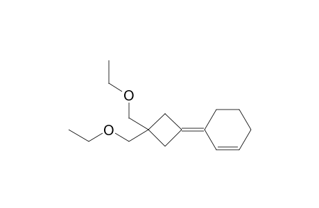 3-[3,3-Bis(ethoxymethyl)cyclobutylidene]cyclohex-1-ene