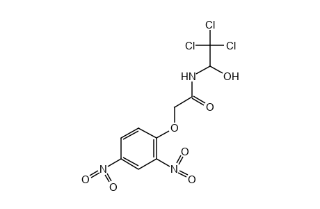 2-(2,4-DINITROPHENOXY)-N-(1-HYDROXY-2,2,2-TRICHLOROETHYL)ACETAMIDE