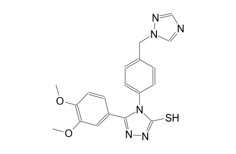 4H-1,2,4-triazole-3-thiol, 5-(3,4-dimethoxyphenyl)-4-[4-(1H-1,2,4-triazol-1-ylmethyl)phenyl]-