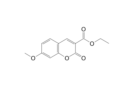 7-methoxy-2-oxo-2H-benzopyran-3-carboxylic acid, ethyl ester
