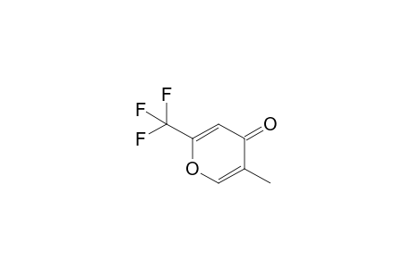5-Methyl-2-(trifluoromethyl)-4H-pyran-4-one