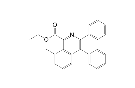 Ethyl 3,4-dipheny-8-methylisoquinoline-1-carboxylate