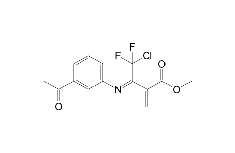 N-(3-Acetylphenyl)-2-(chlorodifluoromethyl)-3-methoxycarbonyl-1-azabutadiene