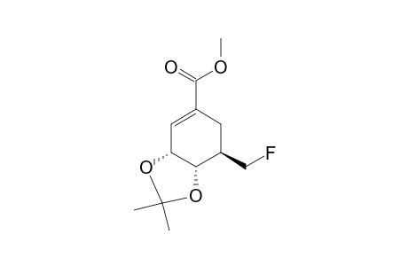 (3aR,7R,7aS)-7-(fluoromethyl)-2,2-dimethyl-3a,6,7,7a-tetrahydro-1,3-benzodioxole-5-carboxylic acid methyl ester