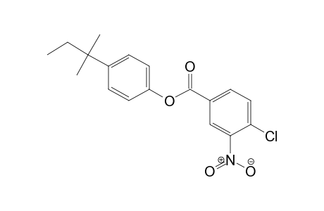 Benzoic acid, 4-chloro-3-nitro-, 4-(1,1-dimethylpropyl)phenyl ester