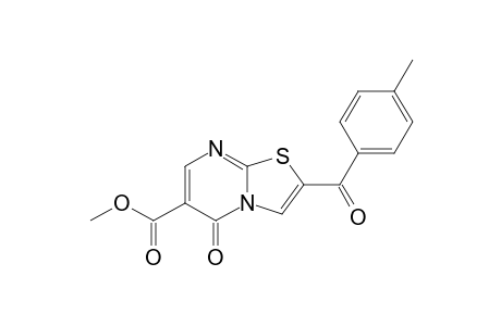 2-p-Toluoyl-6-methoxycarbonyl-5H-thiazolo[3,2-a]pyrimidin-5-one