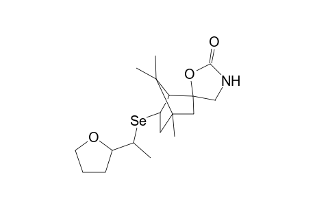 2-(spiro[Oxazolidin-2-one-5,3'-1',7',7'-trimethylbicyclo[2.2.1]heptane-3'-yl]selanylethyl)tetrahydrofuran