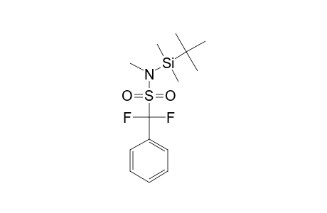 N-METHYL-N-(DIMETHYL-TERT.-BUTYLSILYL)-1,1-DIFLUORO-1-PHENYLMETHANESULFONAMIDE