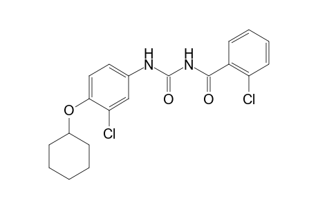 Benzamide, 2-chloro-N-[[[3-chloro-4-(cyclohexyloxy)phenyl]amino]carbonyl]-