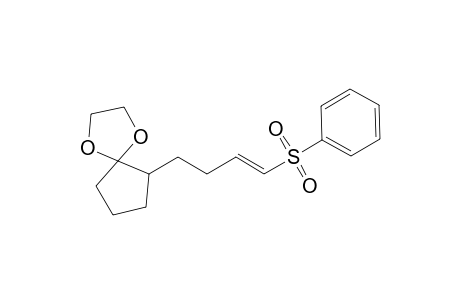 4-(2-Oxocyclopentyl)-1-butenyl Phenyl Sulfone Ethylene Ketal