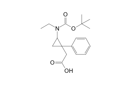N-Boc-N-ethyl-2-carboxymethyl-2-phenylcyclopropylamine