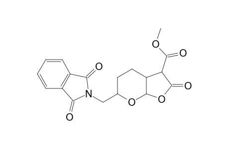5-Carbomethoxy-2-phthaloylmethyl-5H-6-oxo-2,3,4,4a,6,7a-hexahydropyrano[2,3-b]furan