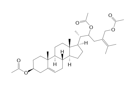 Ergosta-5,24-diene-3,22,28-triol, triacetate, (3.beta.,22R)-