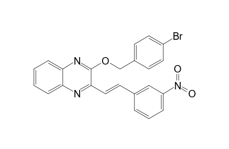 Quinoxaline, 2-[(4-bromophenyl)methoxy]-3-[2-(3-nitrophenyl)ethenyl]-