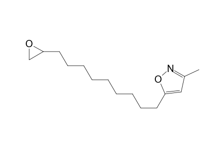 5-(9-(2-oxiranyl)nonyl)-3-methylisoxazole