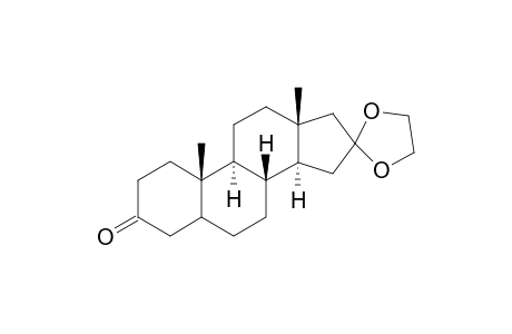 Androstane-3,16-dione, cyclic 16-(1,2-ethanediyl acetal)
