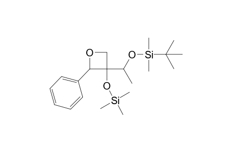 3-[1-[[(1,1-Dimethylethyl)dimethylsilyl]oxy]ethyl]-2-phenyl-3-[(trimethylsilyl)oxy]oxetane diasteroisomer