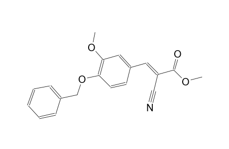 methyl (2E)-3-[4-(benzyloxy)-3-methoxyphenyl]-2-cyano-2-propenoate