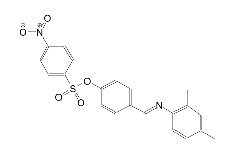 benzenesulfonic acid, 4-nitro-, 4-[(E)-[(2,4-dimethylphenyl)imino]methyl]phenyl ester
