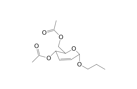Propyl 4,6-di-O-acetyl-2,3-dideoxy-.alpha.,D-erythrohex-2-enopyranoside