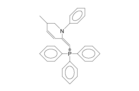 (<6-Methyl-1-phenyl-1,2,5,6-tetrahydro-pyridin-2-ylidene>-methyl)-triphenyl-phosphonium cation