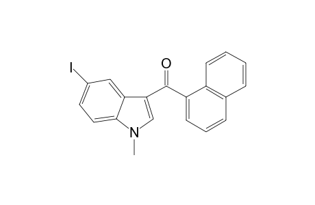 5-Iodo-1-methyl-3-(1-naphthoyl)-1H-indole