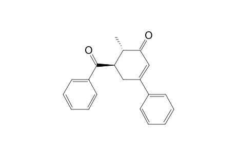 (5R*,6S*)-6-Methyl-3-phenyl-5-benzoylcyclohex-2-en-1-one