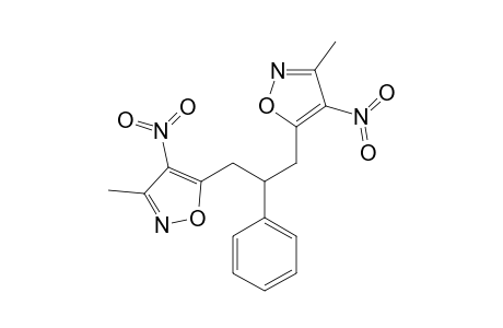 3-METHYL-5-[3-(3-METHYL-4-NITRO-5-ISOXAZOLYL)-2-PHENYL-PROPYL]-4-NITROISOXAZOLE