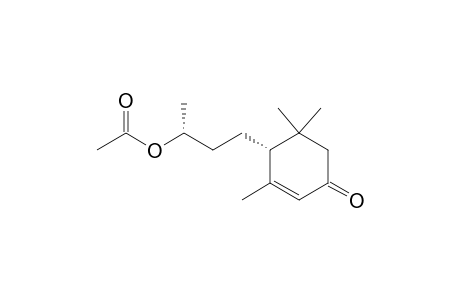 2-Cyclohexen-1-one, 4-[3-(acetyloxy)butyl]-3,5,5-trimethyl-, (R*,R*)-(.+-.)-