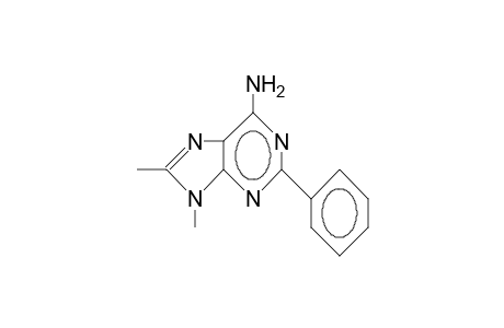 2-Phenyl-8,9-dimethyl-9H-purin-6-amine
