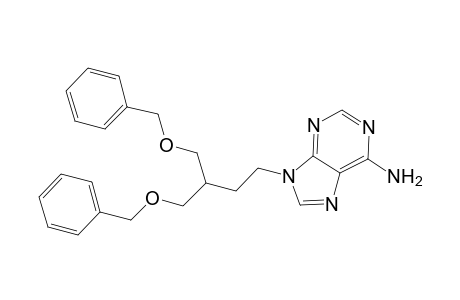9H-Purin-6-amine, 9-[4-(phenylmethoxy)-3-[(phenylmethoxy)methyl]butyl]-
