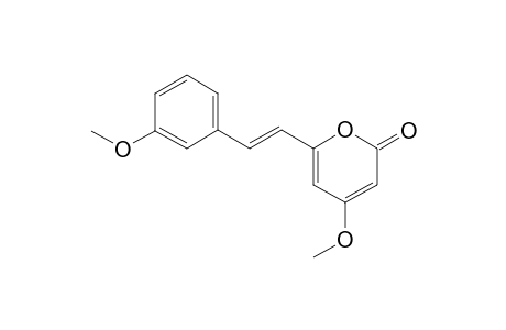6-[2-(3-methoxyphenyl)ethenyl]-1-oxa-4-methoxy-3,5-cyclohex-di-en-2-one