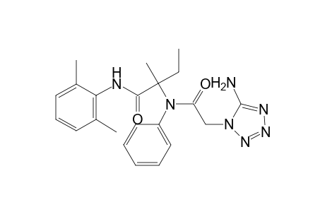 2-(N-[2-(5-amino-1-tetrazolyl)-1-oxoethyl]anilino)-N-(2,6-dimethylphenyl)-2-methylbutanamide