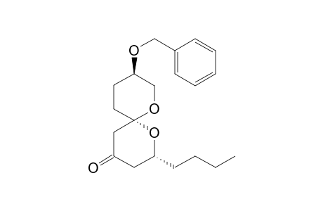 (2R,6S,9R)-9-Benzyloxy-2-butyl-1,7-dioxaspiro[5.5]undecan-4-one