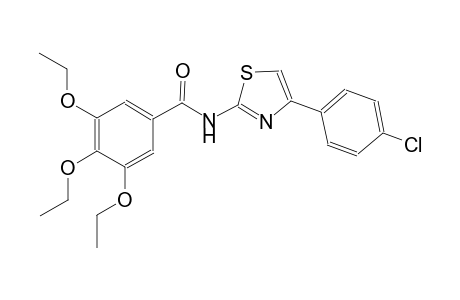 N-[4-(4-chlorophenyl)-1,3-thiazol-2-yl]-3,4,5-triethoxybenzamide