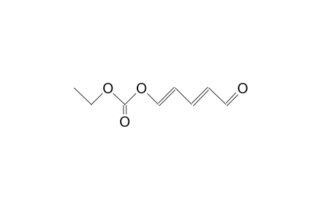 5-Ethoxycarbonyloxy-trans-2,trans-4-pentadienal