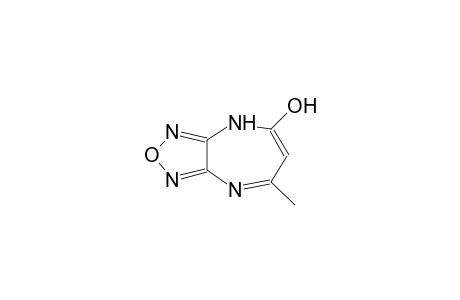 5-hydroxy-7-methyl-4H-furazano[3,4-b](1,4-diazepine)