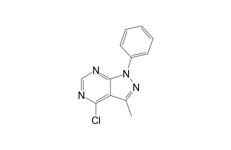 4-Chloro-3-methyl-1-phenyl-1H-pyrazolo[3,4-d]pyrimidine