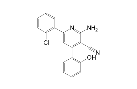 2-Amino-6-(2-chlorophenyl)-4-(2-hydroxyphenyl)-3-pyridylcyanide