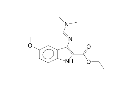 2-ethoxycarbonyl-3E-dimethylaminomethyleneamino-5-methoxyindole