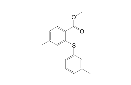 Methyl 4-methyl-2-m-tolylsulfanylbenzoate