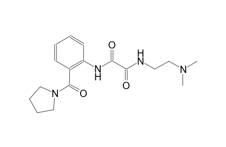 ethanediamide, N~1~-[2-(dimethylamino)ethyl]-N~2~-[2-(1-pyrrolidinylcarbonyl)phenyl]-