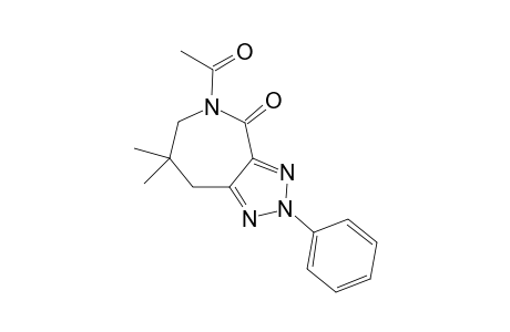 5-Acetyl-5,6,7,8-tetrahydro-7,7-dimethyl-2-phenyl-(1,2,3)-triazol[4,5-c]azepin-4-one